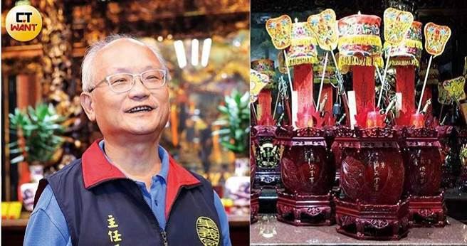 百年歷史的「集义宫」主委高王灿表示，南北斗星君下降日为考核人间功过，宗教意旨是劝人向善。（图／王永泰摄、翻摄自集义宫脸书）