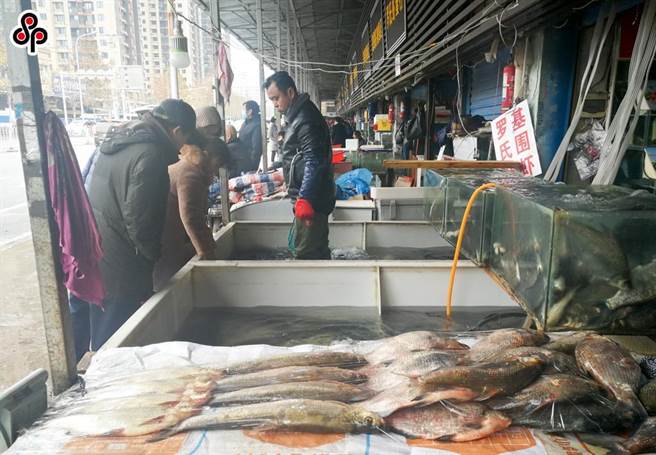 陆媒《环球时报》盘点2020年十大新闻。图为2019年12月31日武汉华南海鲜批发市场正常营业。当日，武汉市卫健康委通报新冠肺炎最初病例。（中新社）