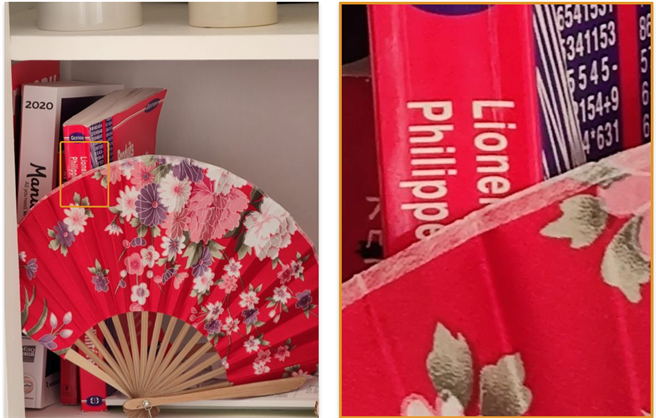 小米10 Ultra室内实拍与局部放大对比照。（摘自DxoMark）
