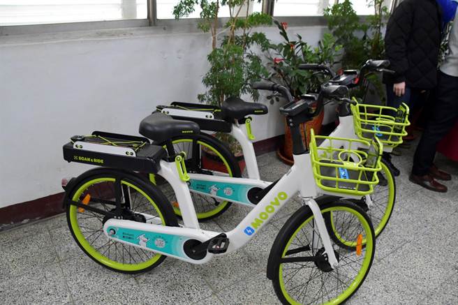 全國第一從YouBike全面改換MOOVO自行車  彰化縣1650部明年7月上路。（吳敏菁攝）
