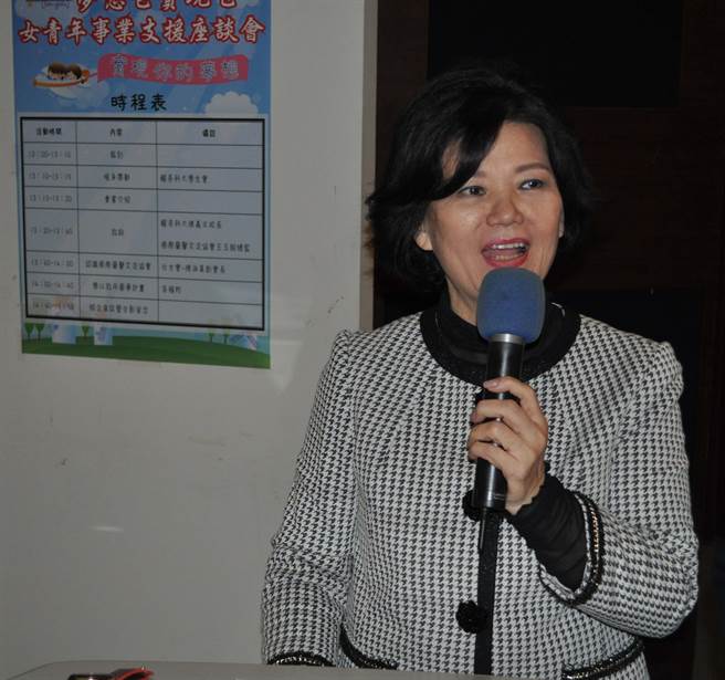 国际兰馨台北仕女会候任会长吴稼羚专题演讲「学以致用圆梦计画」，精彩内容获满堂彩。(醒吾科大提供)