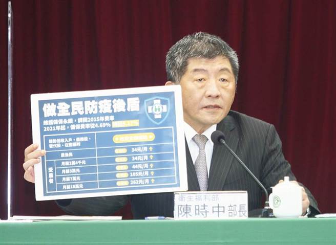 部长陈时中。（张铠乙摄）