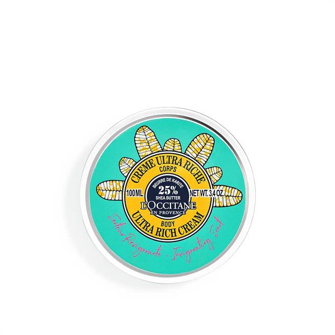 欧舒丹快乐乳油木保湿身体霜100ml，1300元。（欧舒丹提供）