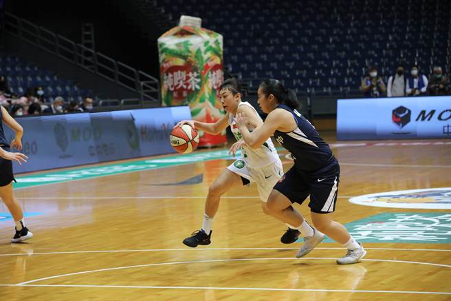 阳明高中张聿岚（左）是HBL女子组本季受到瞩目的球员之一。（大会提供）