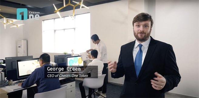 天选币以加拿大籍CEO George Green为首。（天选币提供）