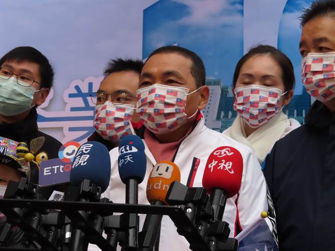 新北莱猪强制标示 侯友宜要基层公务员依法执行「市长当后盾」。（叶德正摄）