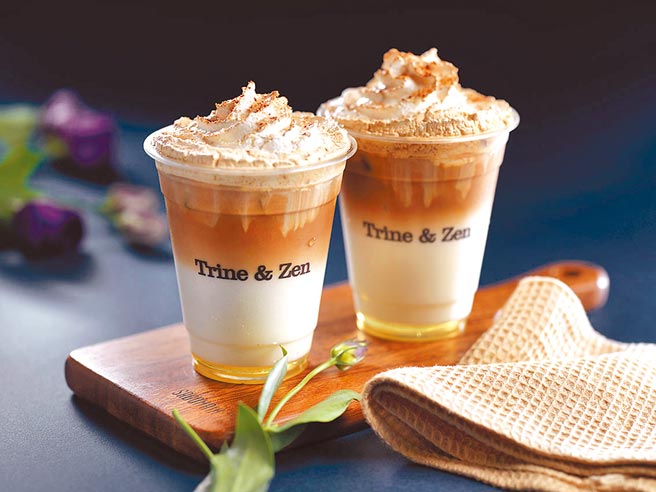 Trine & Zen太啡糖那提中杯，原价145元、大杯160元，享买1送1。（微风提供）