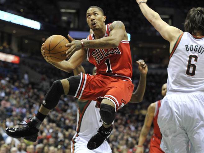 「飙风玫瑰」罗斯当年是球迷非常喜爱的球星，其实他在公牛队史的胜利贡献值并不高。（美联社资料照）