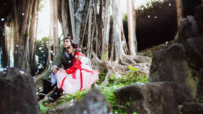 贺军翔、邵雨薇《天巡者》古装扮相首度出现。（三立提供）