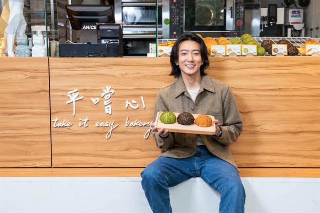怀秋的麵包店位于台北捷运国父纪念馆站附近。（石智中摄）