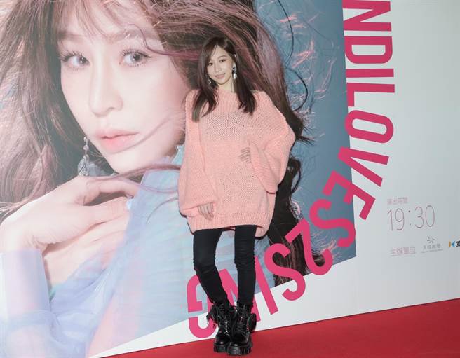 王心凌昨晚在台北小巨蛋的演唱会顺利成功。（卢祎祺摄）