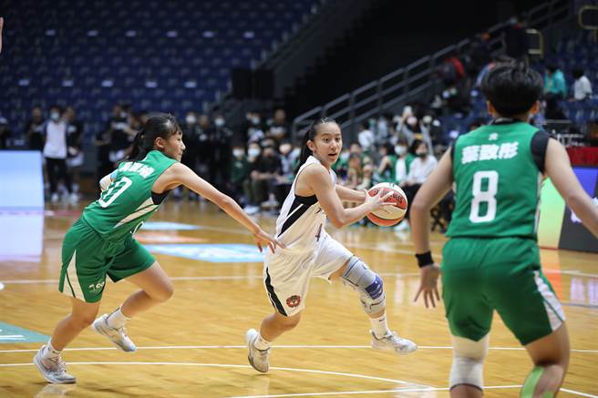 永仁后卫杨芷昀（中）今天传出11次助攻。（大会提供）