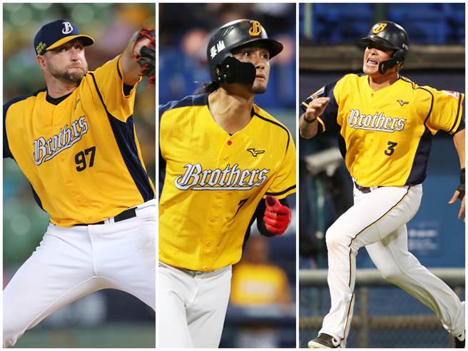 中信兄弟3大将莱福力、张志豪、林智胜在去年球季受伤，没能在台湾大赛贡献。（本报系资料照）