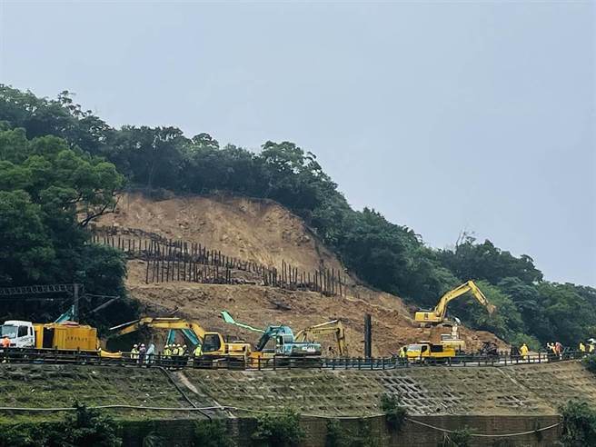 猴硐走山現場。（本報資料照／吳康瑋攝）