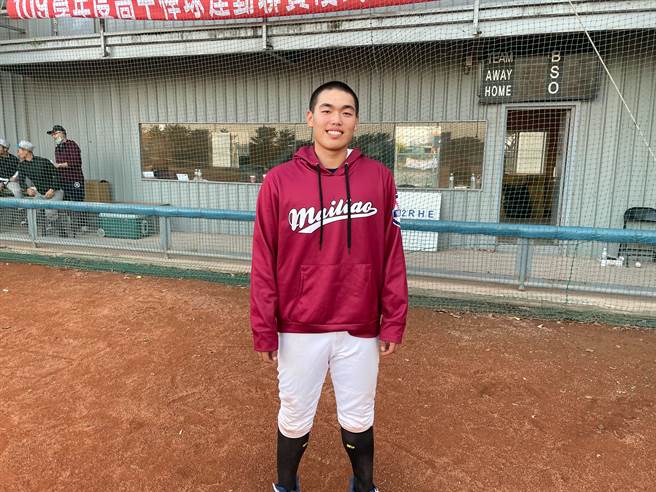 麦寮高中栗伯勋。（毛琬婷摄）