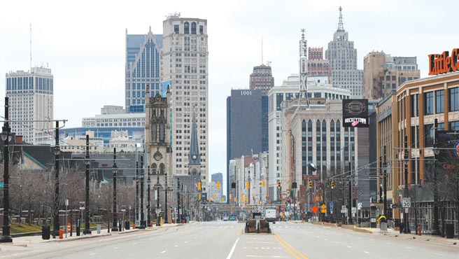 大城市辦公室冷清圖╱美聯社