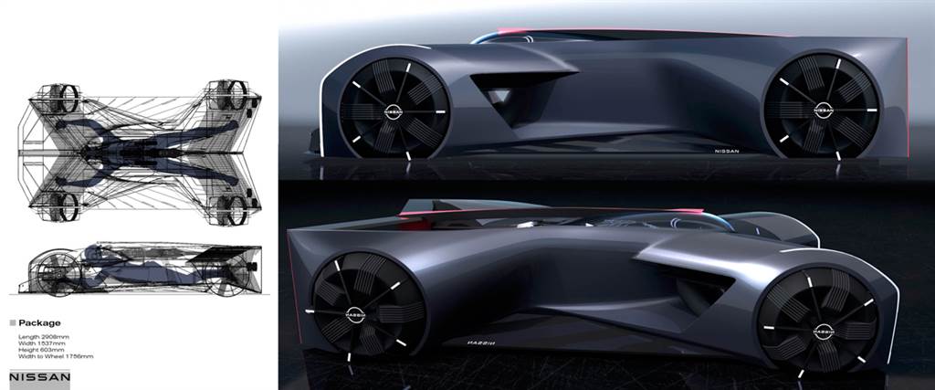 來自實習生的超未來作品！Nissan Design GT-R(X) 2050