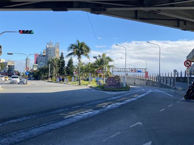 花蓮市公所將進行一連5天的北濱外環道年度清洗維護與保養工作，自11日起上午8點至15日下午5點封閉外環道。（羅亦晽攝）