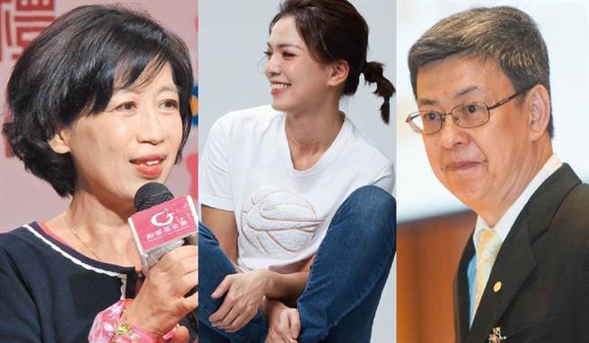 国民党台北市议员锺沛君（中）因「右肺异常增生变化」，今进行手术。台北市长柯文哲夫人陈佩琪（左）、前副总统陈建仁也都曾罹患肺癌。（合成图／摘自锺沛君脸书、资料照）