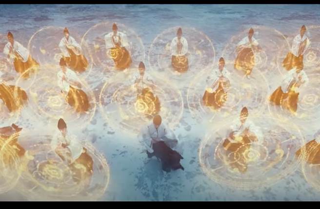 《晴雅集》光是预告，无论阵法手势、术式特效甚至场景设计，都给人似曾相似之感。(翻摄自YouTube)