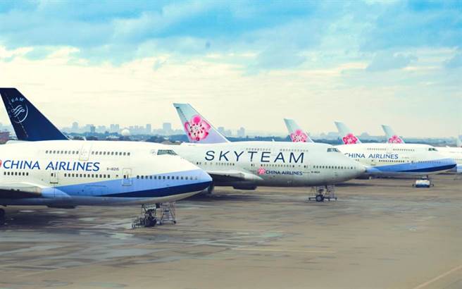 华航波音747机队。（华航提供）