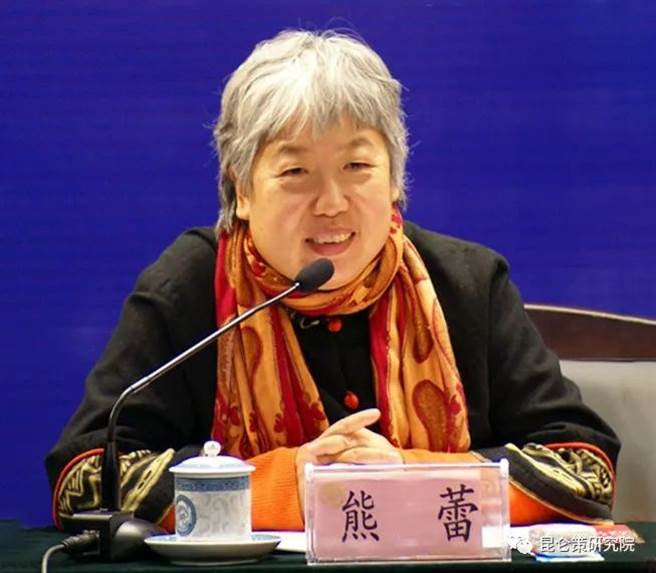 熊蕾是中共長期潛伏國民黨情報特工熊向暉的女兒，目前是新華社中國特稿社副社長，網上流傳的文章顯見此種觀點受到官方默許。（圖／昆崙策研究院）