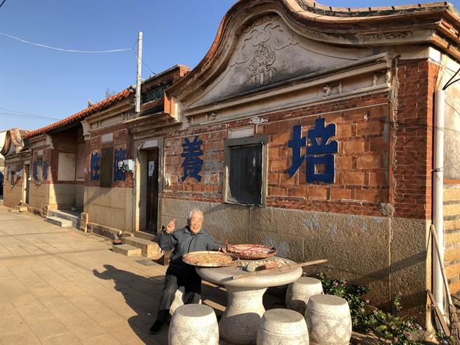 后水头建于清光绪年间的红砖古厝，曾是师部驻扎所在。（李金生摄）