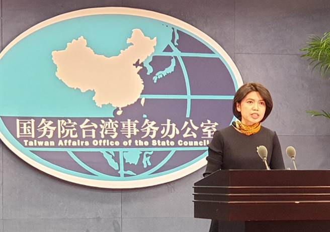大陸國台辦發言人朱鳳蓮。（藍孝威攝）