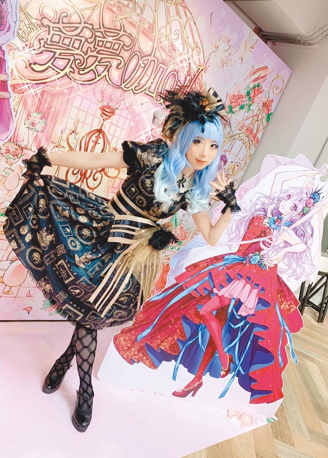 热爱Cosplay的漫画家陈汉玲，以美丽扮相告别《梦梦》。（尖端出版提供）