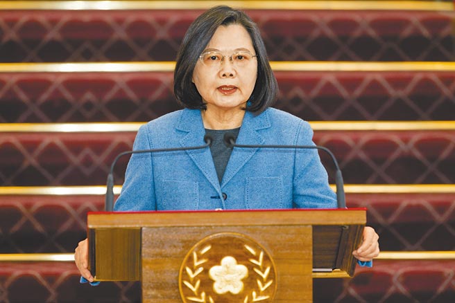 蔡英文总统。（本报系资料照片）