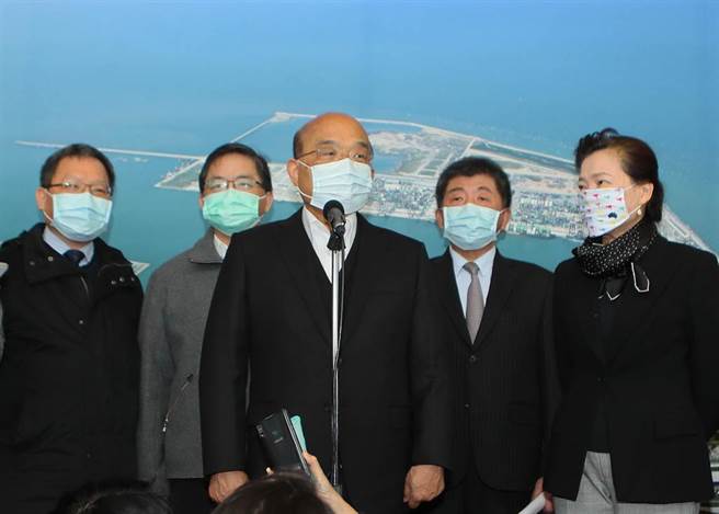 萊豬開放進口，行政院長蘇貞昌4日到海關視察美豬進口的查驗作業。（圖／本報資料照）