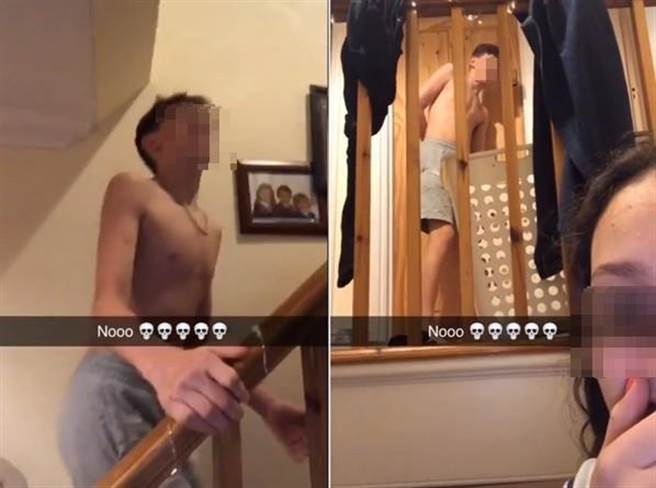 儿子听到爸妈激烈床战声，一时兴起决定「闹床」。（图／翻摄TikTok@_meganthompsons）