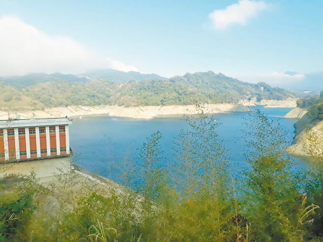 鯉魚潭水庫水情吃緊。（自來水第四區管理處提供／陳淑芬台中傳真）