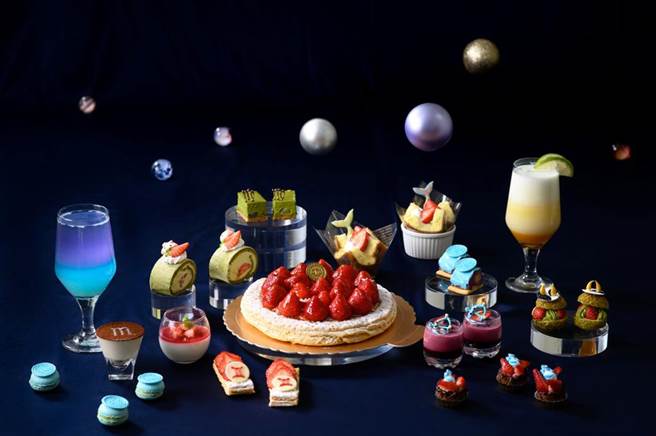 新竹喜来登于1月8日起推出「十二星座 草莓派对」，供应十二星座专属草莓下午茶吃到饱。（喜来登提供／罗浚滨新竹传真）