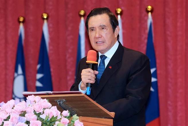 前总统马英九讽刺蔡最近被媒体酸是独裁皇帝，「就算是皇帝，也不应该信口开河！」（黄世麒摄）