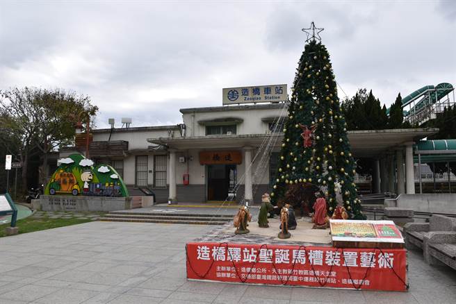 造桥火车站设站至今已超过百年。（谢明俊摄）