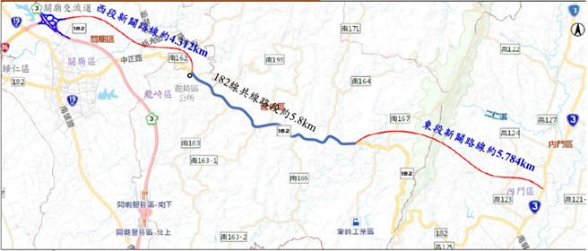 行政院已正式核定公路總局提報「台86線向東延伸至台3線新闢及改善道路工程可行性評估」案，預估約6年後完成。（曹婷婷攝）