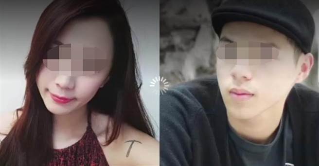 邱乔琪身高170公分，面容姣好，廖晏霆则自称网拍潮鞋为生，与邱女是高中同学。（翻摄脸书）