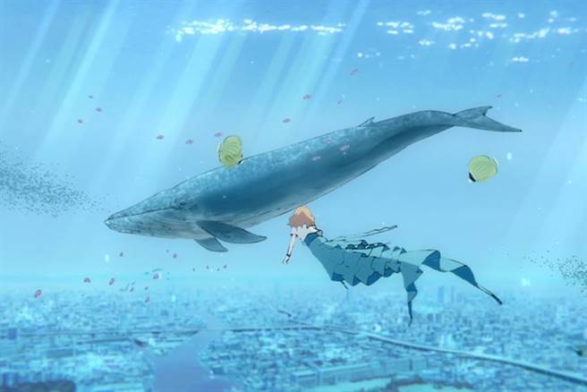 片中乔瑟跟鱼群游泳的美术与动画，增加故事深度。图／采昌国际多媒体提供