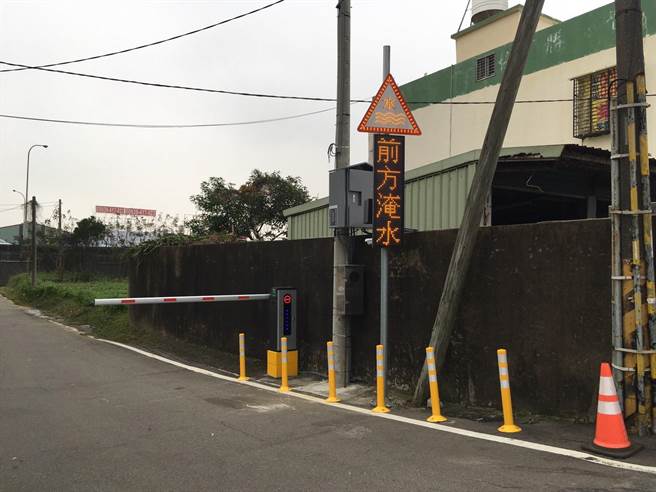 大园区公所6日开始启用「栅栏机自动化安全系统」。（大园区公所提供／姜霏桃园传真）