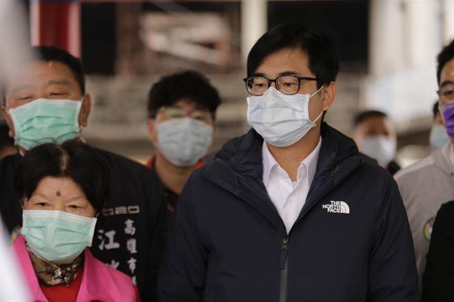 高雄市長陳其邁7日強調，高美館22日露營會採實名制，防疫措施會用最嚴格標準。（袁庭堯攝）