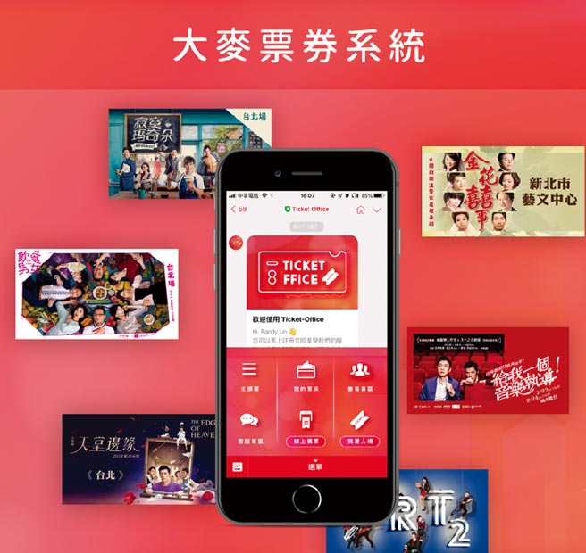 创柜板即将增添生力军大麦网路。图／大麦网路公司提供