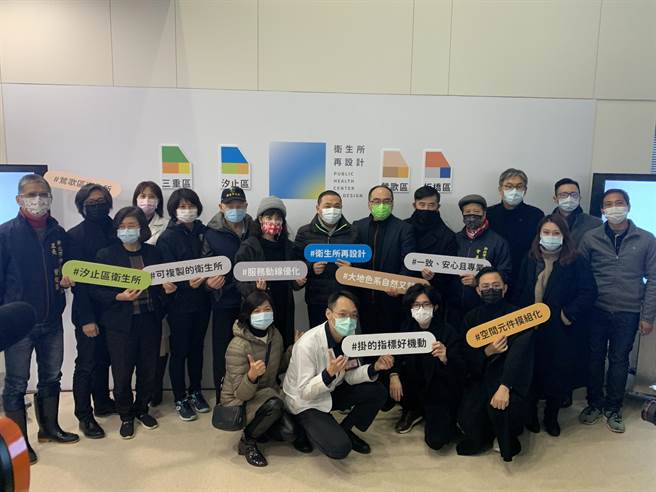 新北市长侯友宜今到汐止卫生所出席智能服务升级记者会。（王扬杰摄）