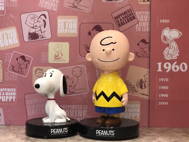 新光三越台北南西店今起至3月7日在一馆 9F活动会馆举办「PEANUTS花生漫画-70周年巡迴展」台北最终场。（新光三越提供）