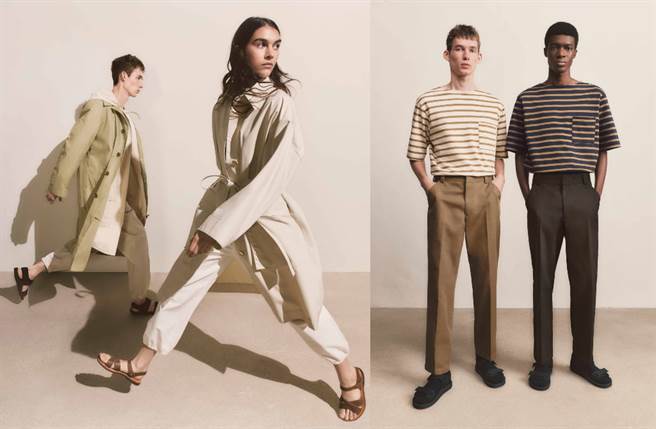 本季以中性自然色调为基底，再用明亮色点缀，主打简约实穿，是适合当下生活需求的服装。（图／品牌提供）
