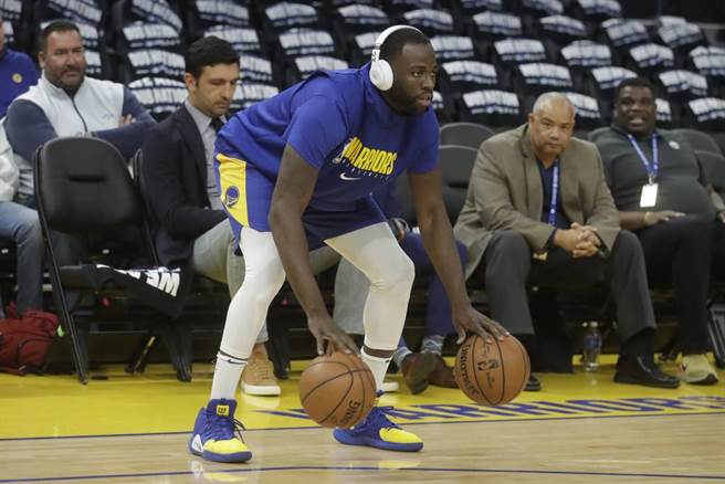 勇士前锋格林上季战力大幅滑落，被外界质疑缺乏斗志。（美联社资料照）