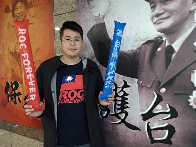 国民党青年部主任陈冠安。（黄福其摄）