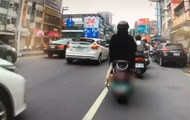高雄一名吴姓女骑士被连续检举4次「变换车道未打方向灯」，4800元一次喷飞。（高市三民二警分局提供／袁庭尧高雄传真）