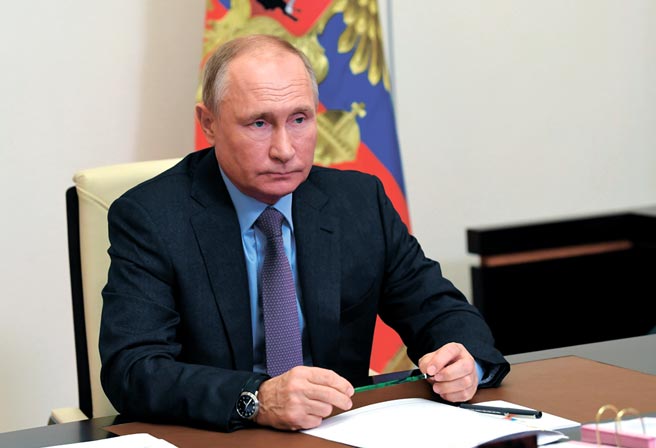 俄罗斯总统普丁图╱美联社