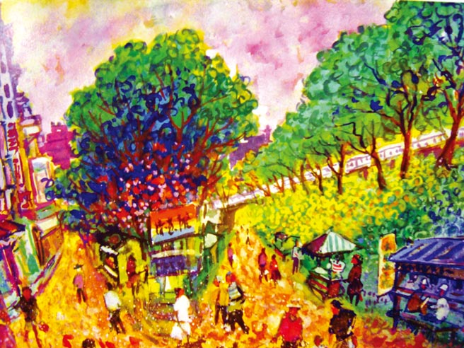 陳榮和作品「新北投」。圖／策展單位提供